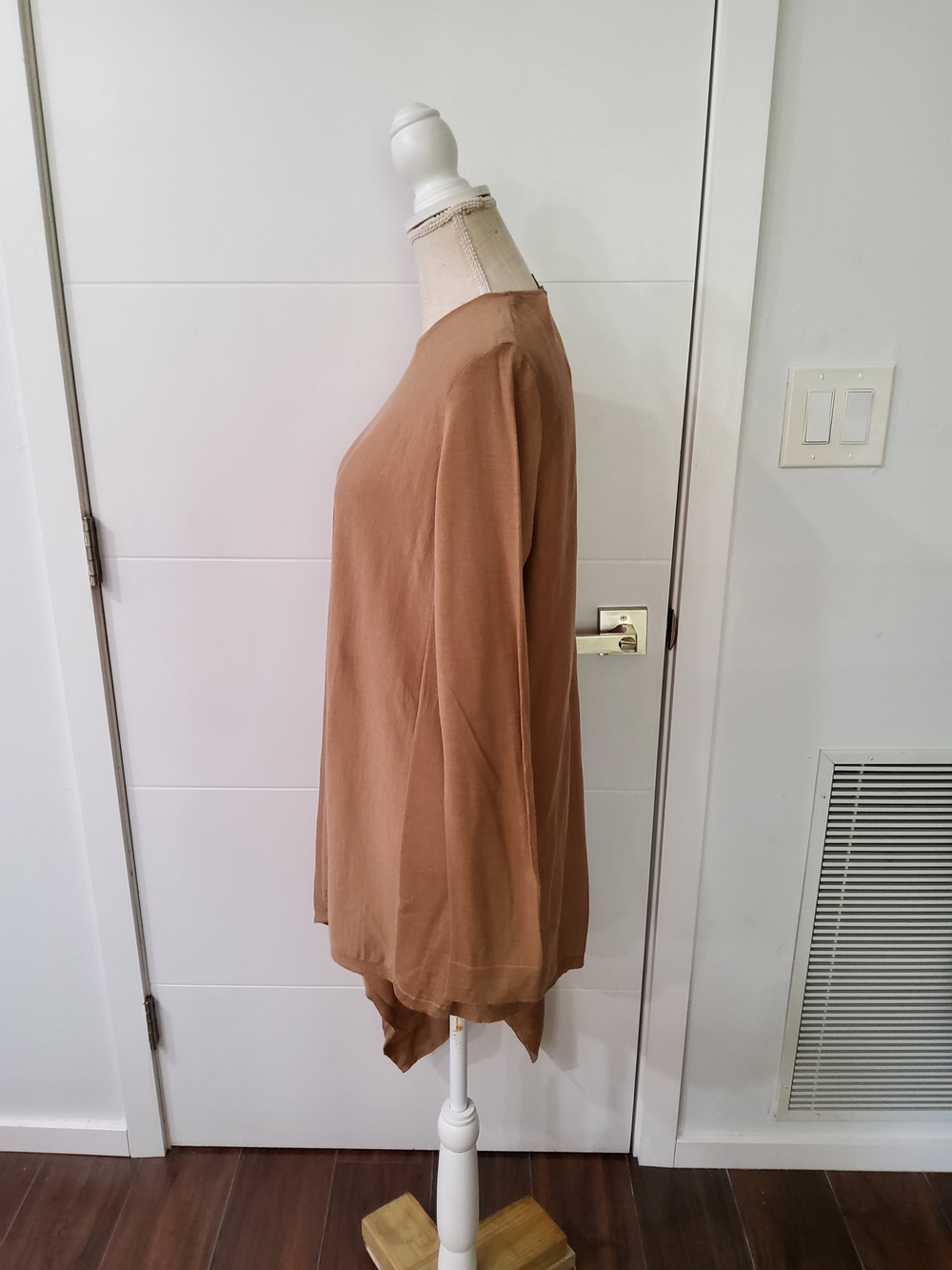 COS 100% wool Camel Asymmetric Cowl Sweater - Picture 4 of 8